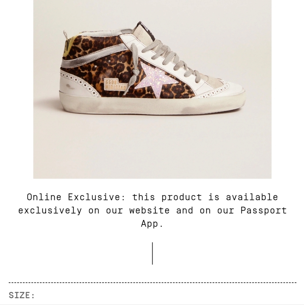 Golden Goose mid rise 39 linited edition